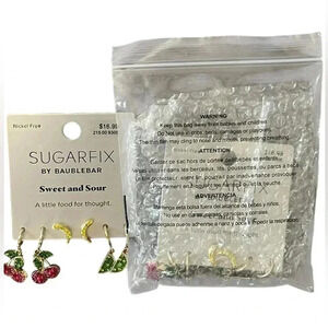 Sugarfix By Baublebar NWOT Three Piece Set Earrings Two Pairs
